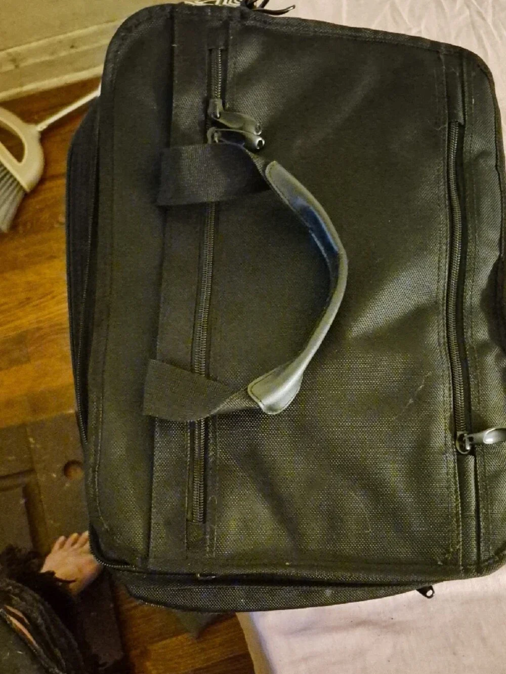 ): NRA Black Tactical Briefcase Messenger Laptop Bag Multi Pocket